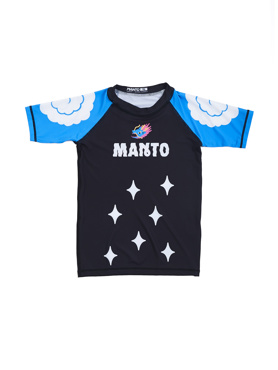 MANTO dragon kids RASHGUARD - BLACK